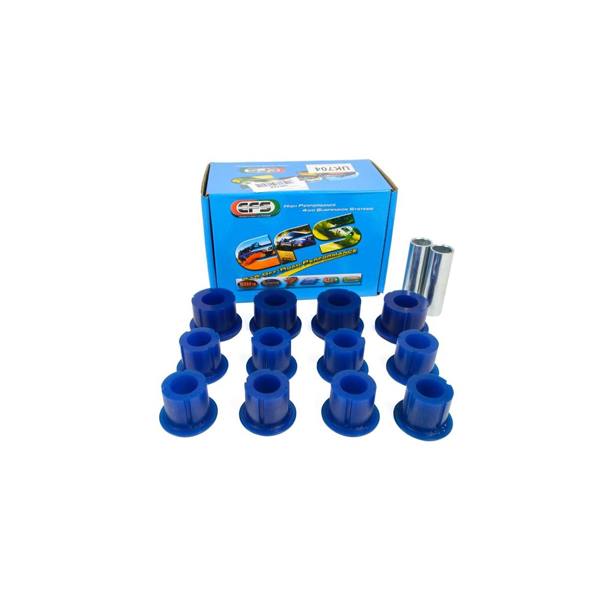 KIT SILENTBLOCS POLYURETHANE DE LAMES ARRIERE NISSAN D21/D22 EFS