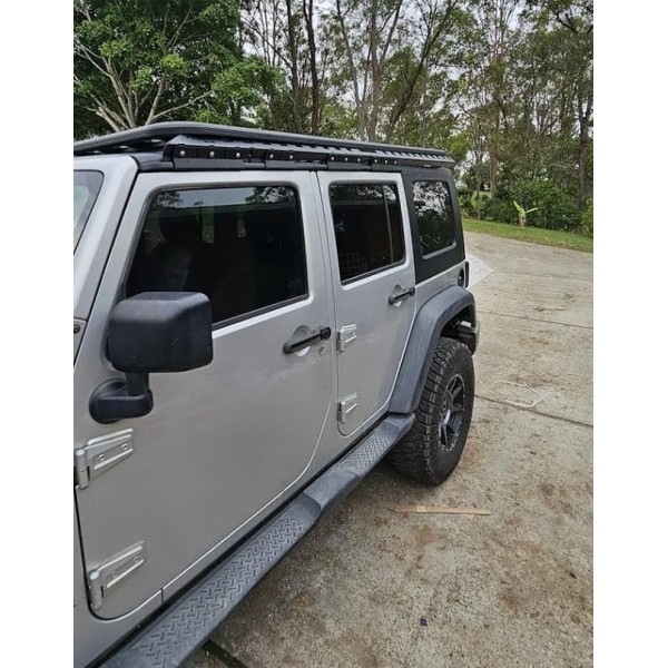 KIT GALERIE ALUMINIUM 220X142CM JEEP WRANGLER JK 4 PORTES DJEBELXTREME