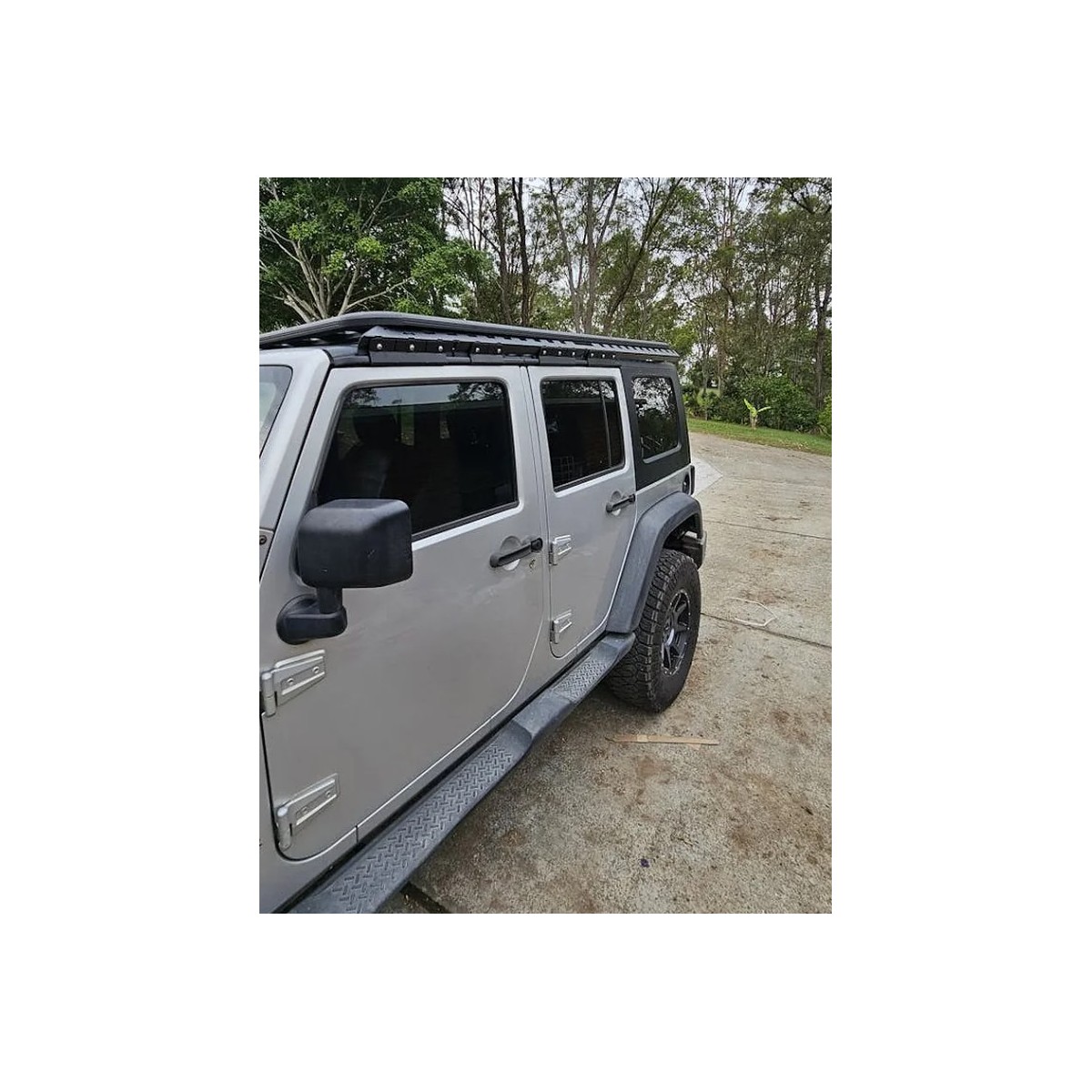 KIT GALERIE ALUMINIUM 220X142CM JEEP WRANGLER JK 4 PORTES DJEBELXTREME
