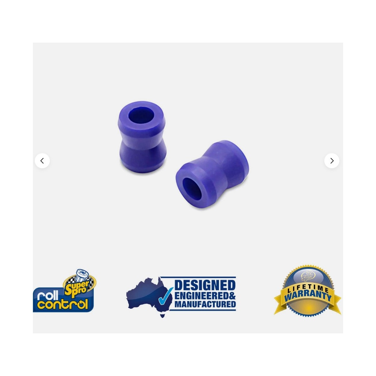 KIT SILENT-BLOCS POLYURÉTHANE OEIL AMORTISSEUR 16MM SUPERPRO