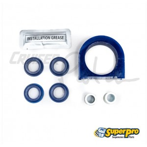 KIT SILENT BLOC POLYURETHANE POUR CREMAILLERE DIRECTION SUPERPRO