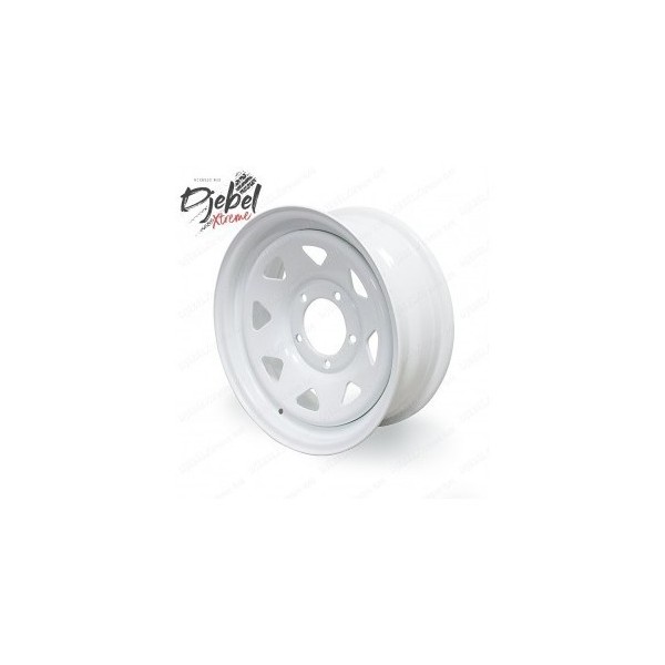 JANTES ACIER TRIANGULAR BLANCHE 7X16 6X139.7 DEPORT 0 DJEBELXTREME