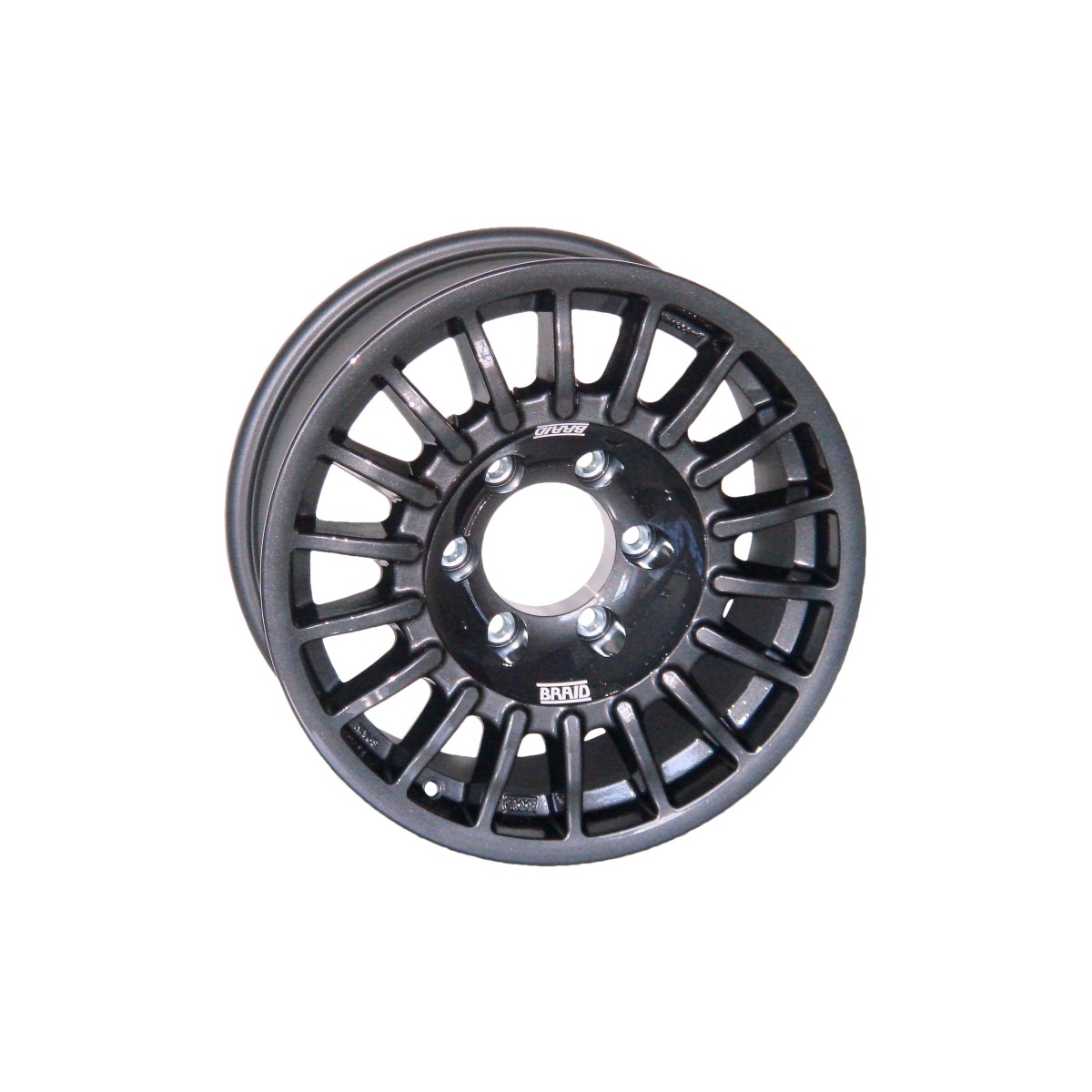 Jante Aluminium BRAID Winrace Grise 7x16 – 6x139.7 ET-25 pour Toyota Land Cruiser Série 80
