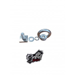 4 OEILLETS D'ARRIMAGE INOX  M8 + Carré  DJEBELXTREME