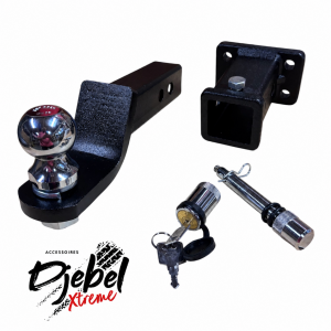 ensemble du produit boule attelage cadenas