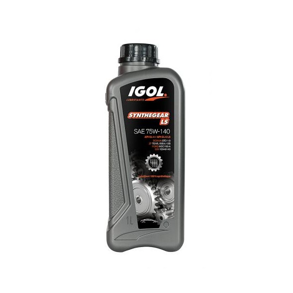 HUILE TRANSMISSION IGOL SYNTHEGEAR LS 75W140 BIDON 1L