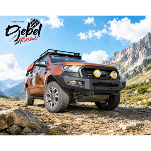 PARE CHOCS AVANT AVEC PLATINE DE TREUIL FORD RANGER T7-T8 DJEBELXTREME