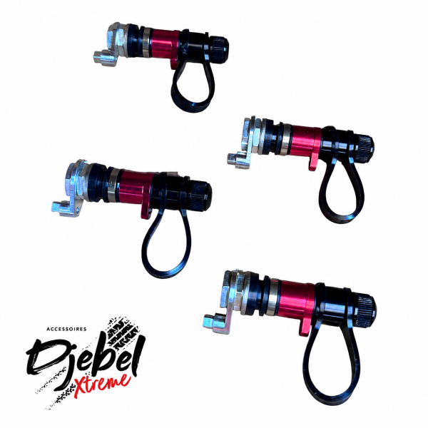 lot de 4 degonfleur valve court