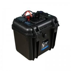 Batterie VALISE ETANCHE Lithium Portable Lifepo4 Avec Bluetooth 12V 100Ah