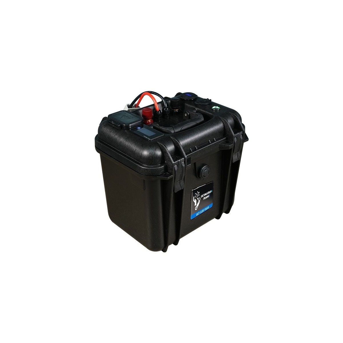 Batterie VALISE ETANCHE Lithium Portable Lifepo4 Avec Bluetooth 12V 100Ah