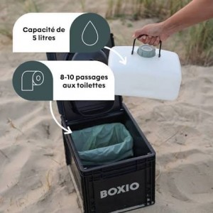 Toilette sèche à séparation compacte 5L BOXIO