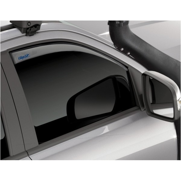 Déflecteurs d'air noirs ClimAir – Ford Ranger Simple & Extra Cabine