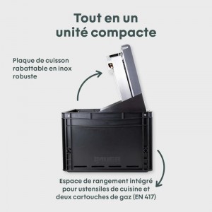 Réchaud à gaz BOXIO COOK 2.0