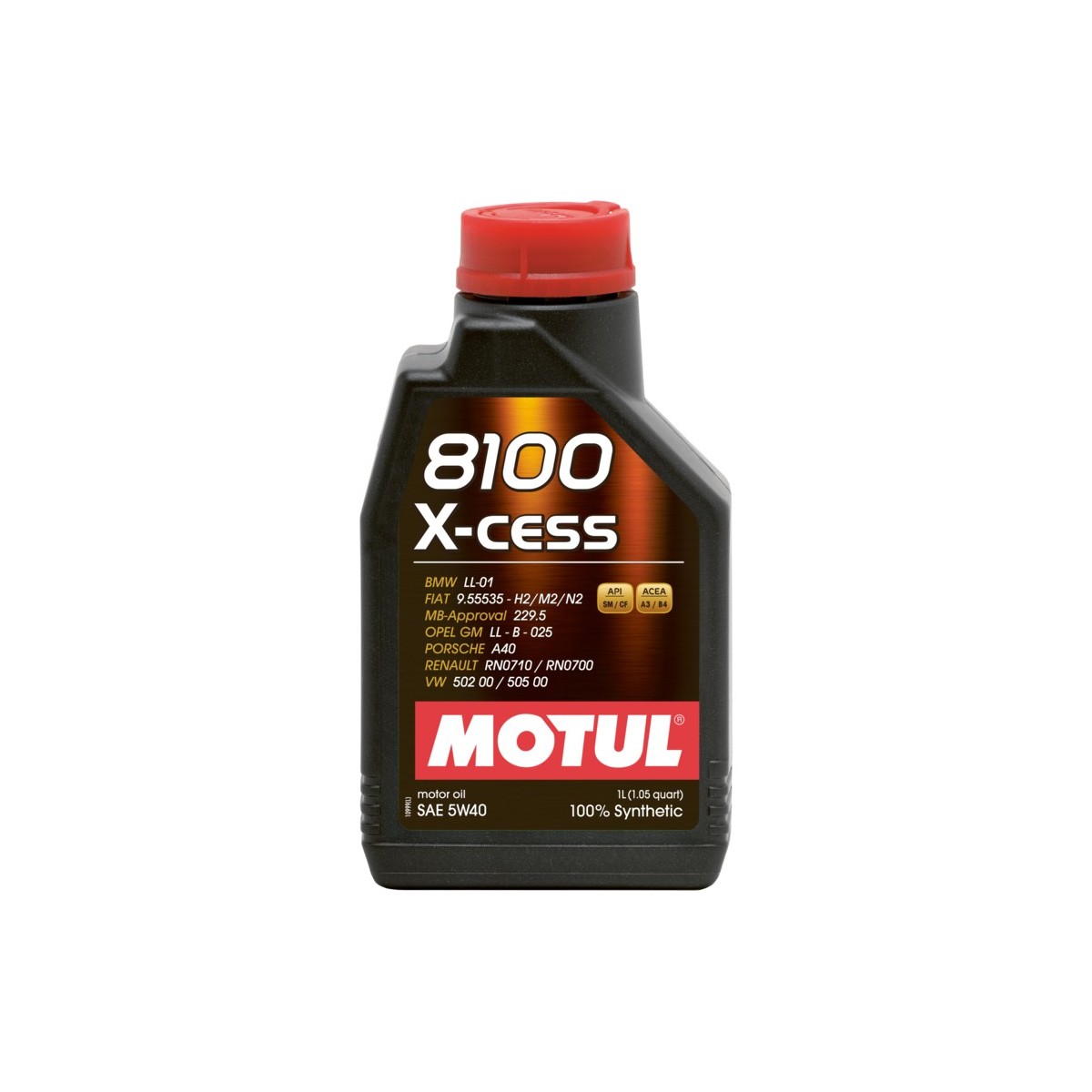 HUILE MOTEUR MOTUL 8100 X-CESS 5W40