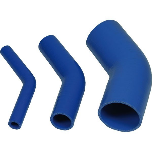 COUDE SILICONE RENFORCE 45°