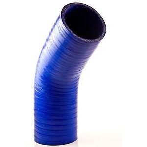 Durite silicone Samco Coude 90 degrés - Longueur 125mm - Ø76mm - Bleu