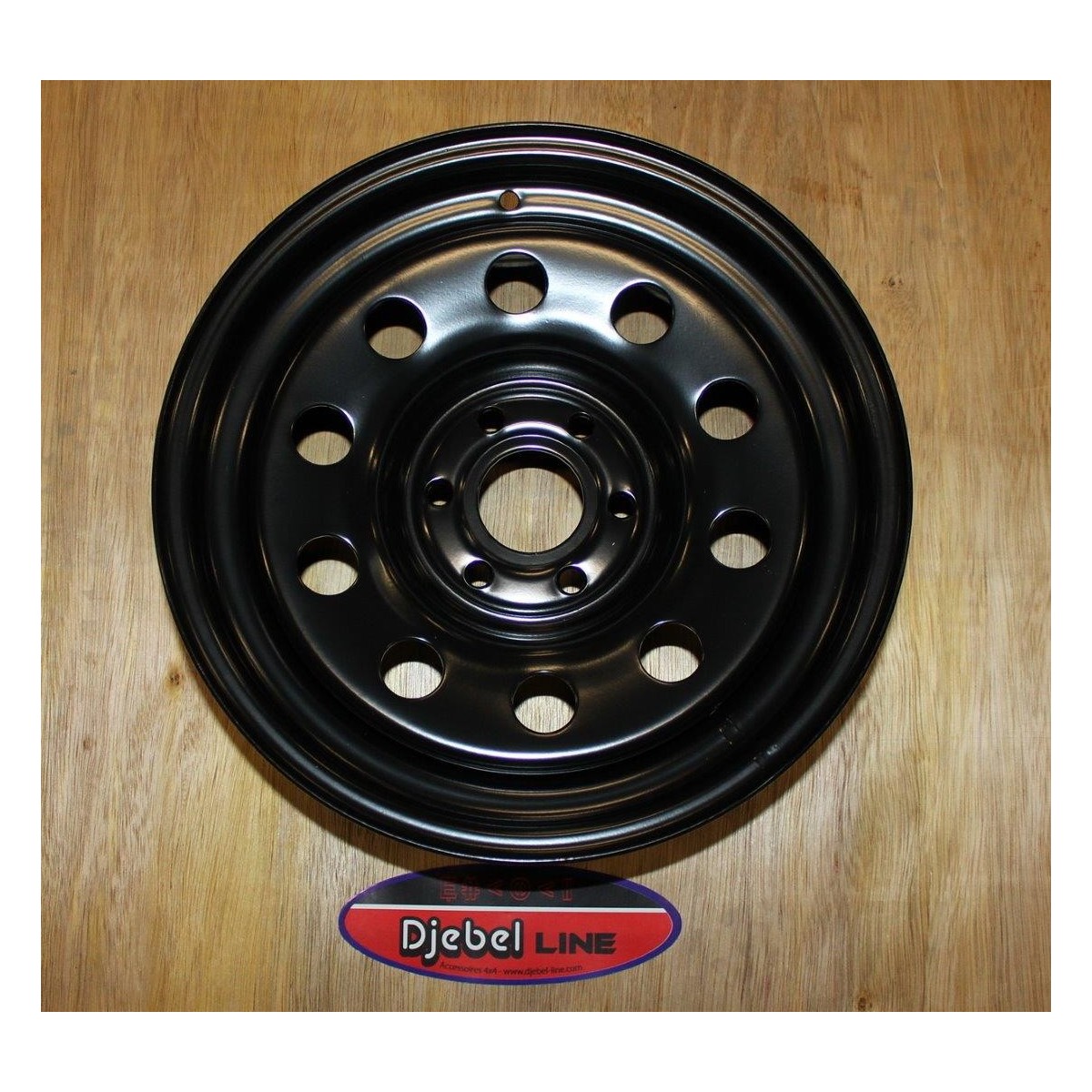 Jante acier Modular Black 8x16 déport -10 DJEBEL Xtreme