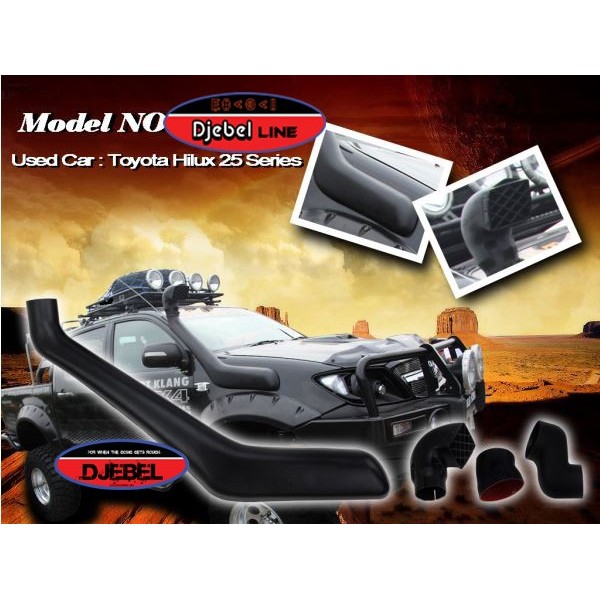 Snorkel DJEBEL-LINE TOYOTA HILUX VIGO depuis 2006