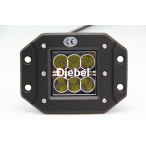 PHARE ENCASTRABLE DJEBEL-LINE 6 LEDS faisceau LARGE