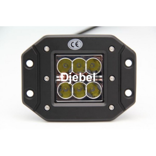 PHARE ENCASTRABLE DJEBEL-LINE 6 LEDS faisceau LARGE PHARE ENCASTRABLE DJEBEL-LINE 6 LEDS faisceau LARGE