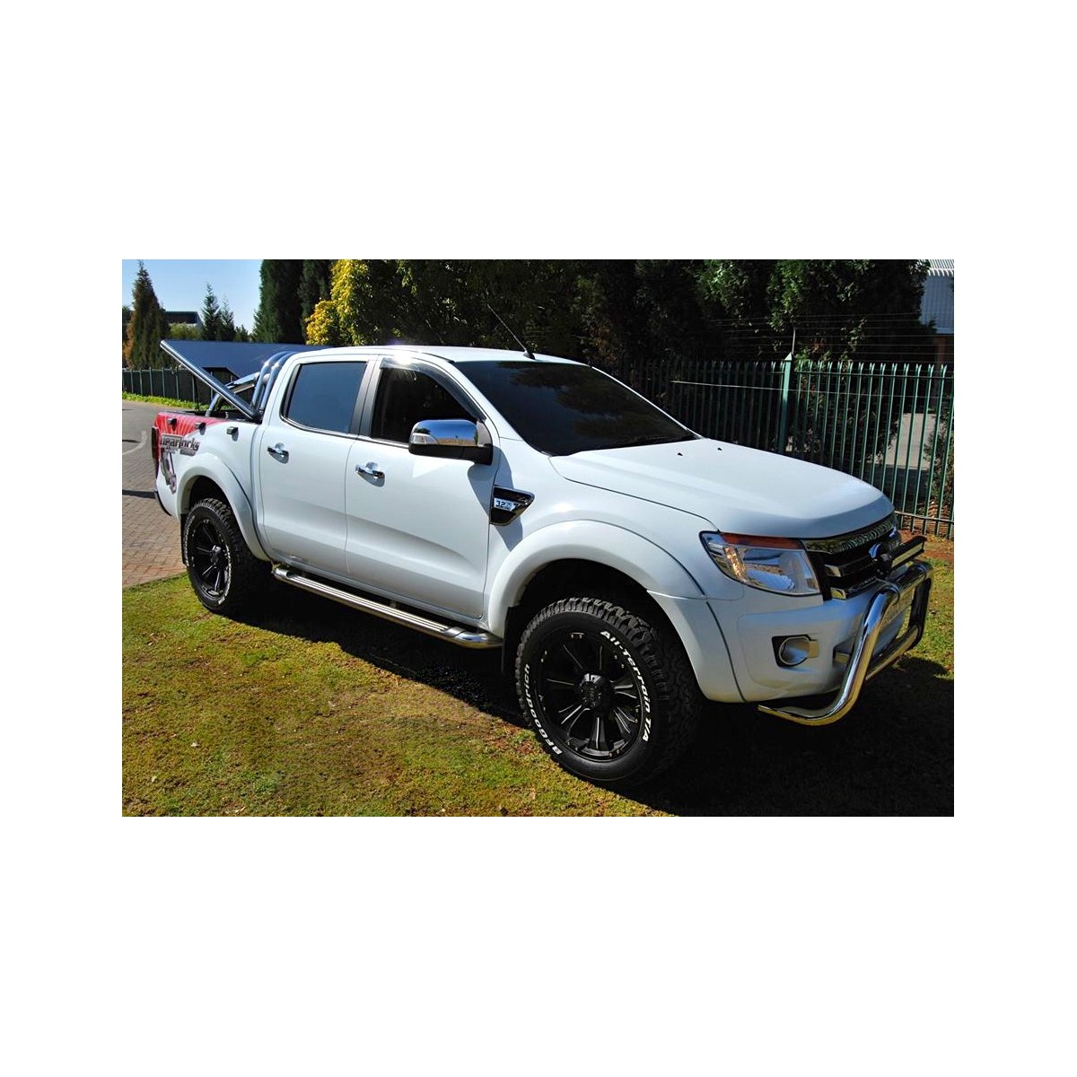 KIT 4 ELARGISSEURS D'AILE BLANC A PEINDRE  FORD RANGER T6