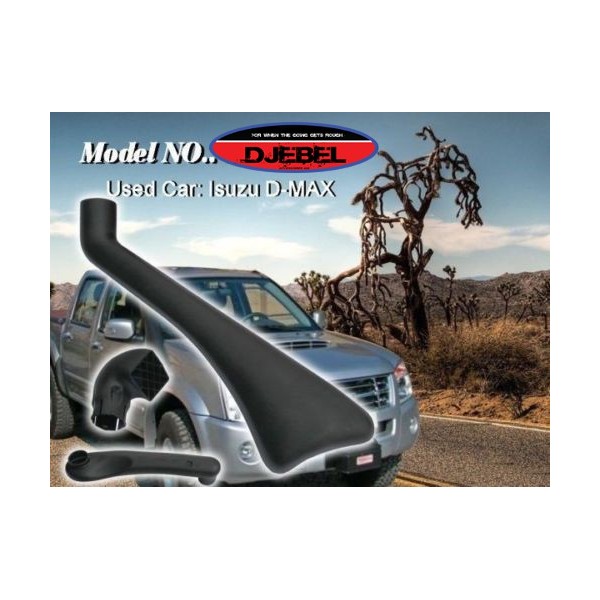 Snorkel DJEBEL-LINE ISUZU DMAX 3L jusqu'à 05/2012
