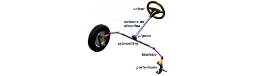 BARRES DE DIRECTION ET D'ACCOUPLEMENTS AVEC ROTULES RENFORCEES